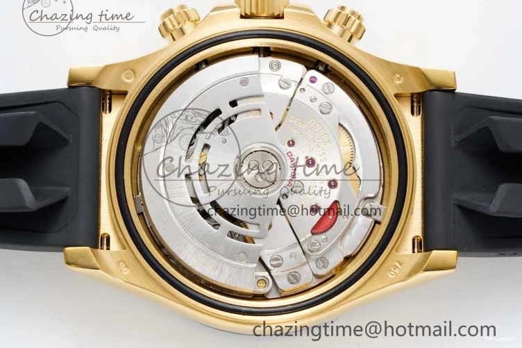 Dial 1:1 Strap Oysterflex Daytona Edition QF 116518 Rubber Best SA4130 on Meteorite 0706